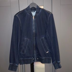 Mens Diesel (GATE) Jogg Jean Denim Bomber Jacket Size Medium.